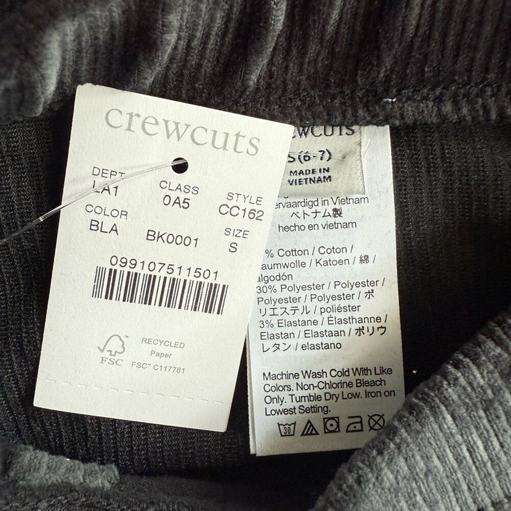 J. Crew Crewcuts black corduroy drop-waist mini skirt - Picture 5 of 7